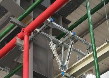 临夏该抗震支架的整体式支吊架结构协调性好